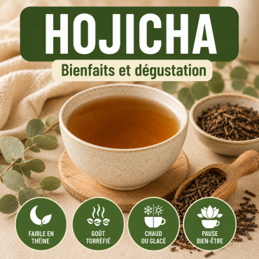 Hojicha : bienfaits, théine et utilisation de ce thé vert japonais torréfié