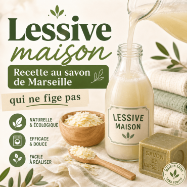 Lessive maison : la recette au savon de Marseille qui ne fige pas
