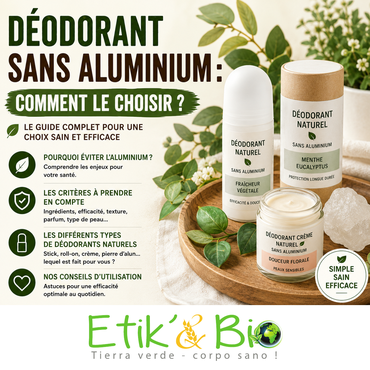 Déodorant sans aluminium : comment bien le choisir ?