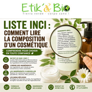 Liste INCI : comment lire la composition d'un cosmétique ?