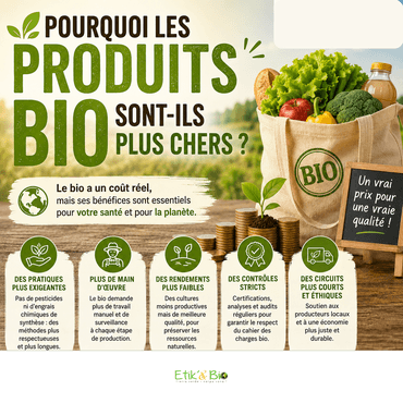 Pourquoi les produits bio sont-ils plus chers ? Les vraies raisons expliquées