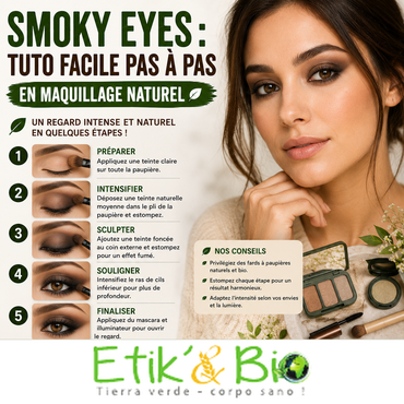 Smoky eyes : le tutoriel pas à pas en maquillage naturel