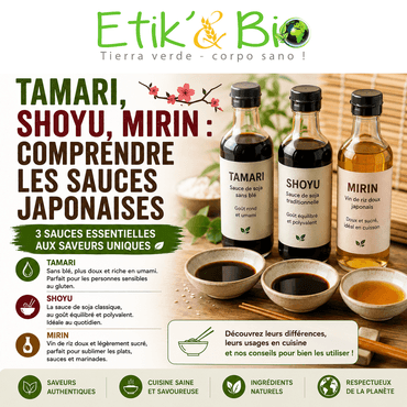 Tamari, shoyu, mirin : comprendre enfin les sauces japonaises