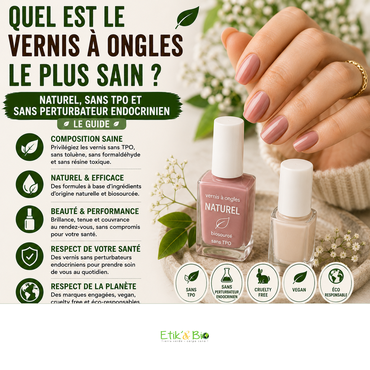 Quel est le vernis à ongles le plus sain ? Naturel, sans TPO et sans perturbateur endocrinien : le guide