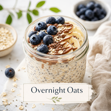 Overnight oats : la recette facile aux flocons d’avoine bio