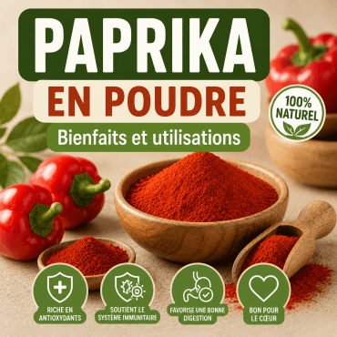 Paprika en poudre : bienfaits, différences entre doux, fumé et piquant, et comment l'utiliser