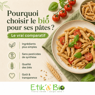 Pourquoi choisir le bio pour ses pâtes ?