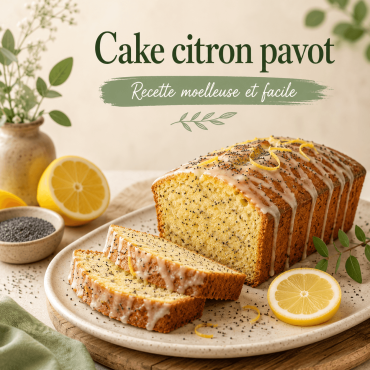 Cake citron pavot : la recette moelleuse et inratable