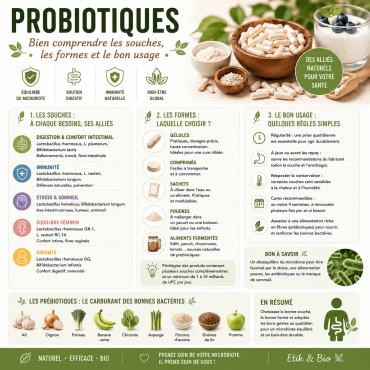 Probiotiques : bien comprendre les souches, les formes et le bon usage