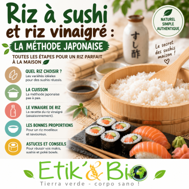 Riz à sushi et riz vinaigré : la méthode japonaise pas à pas