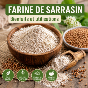 Farine de sarrasin : quels bienfaits pour la santé et comment l’utiliser ?