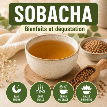 Bienfaits du sobacha : tout savoir sur l’infusion de sarrasin grillé