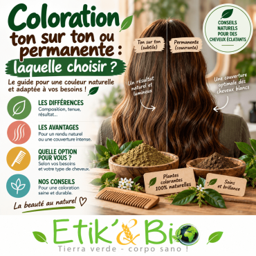 Coloration ton sur ton ou permanente : laquelle choisir ?