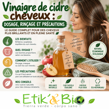 Vinaigre de cidre pour les cheveux : mode d'emploi de l'eau de rinçage